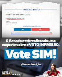 Tce limita manobra de paulo câmara que prejudica investimentos na educação. Carol De Toni On Twitter Manifeste Seu Posicionamento Sobre O Voto Impresso Na Consulta Publica Do Senado Vote Sim E Nos Ajude A Garantir O Voto Impresso Auditavel Nas Proximas Eleicoes A