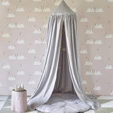 Canopy beds are more bohemian than the regular kind and it's safe to assume that the canopy makes all the difference. Linen Canopy Silver Grey Hibou Home