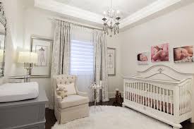 A very high end wallpaper that would stylise any home with its metallic pink/silver patterns and unique eye catching designs. French Nursery With Silver Damask Wallpaper On Ceiling French Nursery