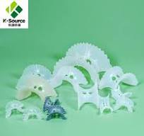 Plastic Tower Random Packing Polypropylene Intalox Saddles PP Plastic Super  Saddle Ring