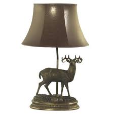 Product title country green farm tractor 19 inch tall table lamp f. Country Style Stag Lamp With Shade Interior Flair