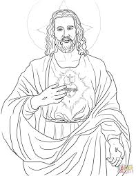 Sacred Heart Coloring Page Free Printable Coloring Pages In 2020 Heart Coloring Pages Jesus Coloring Pages Catholic Coloring