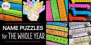 If you get stumped on any of them, not to worry, of course we will give you the answers! Make Custom Printable Name Puzzles For The Whole Year Early Learning Ideas