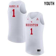 Home of the legendary phi slama jama, the university of houston has one of the most storied athletics programs in the nation. Jordan Brand Youth 1 Chris Harris Jr Houston Cougars College Basketball Jerseys Sale White College Basketball Jersey College Basketball Basketball Jersey