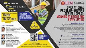 Continuous education program (cep) point system. Finished Online Cep Course 18 July 2020 Saturday Operational Problem Solving Series Opss Working At Height And Heavy Lifting Unbox Resources Sdn Bhd