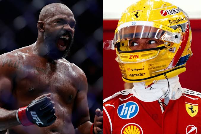 Jon Jones revisits the 2021 controversy that drove Lewis Hamilton away from  him | MARCA
