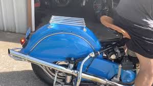 Image result for Light Blue 1951 Motorcycle