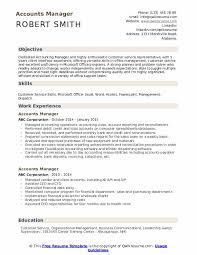 Accounting manager job duties and responsibilities. Accounts Manager Resume Samples Qwikresume
