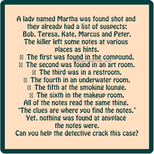 Whether the skill level is as a beginner or something more advanced, they're an ideal way to pass the time when you have nothing else to do like waiting in an airport, sitting in your car or as a means to. Murder Riddles And Answers Love Meme