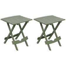 Buy adeco 2017 new simple home living room bed room square side/end table night stand (ivory white), white: Adams Manufacturing 8500 01 4702 Quik Fold Side Table Sage 2 Pack Buy Online In Gibraltar At Gibraltar Desertcart Com Productid 73807625