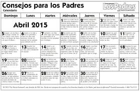 April 2015 Escuela Intermedia School Calendar Elementary School Activities Calendar