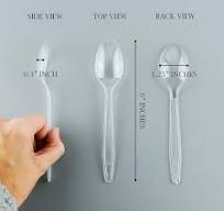 Plasticpro Clear Plastic Soup Spoons Disposable Cutlery Medium Weight  Utensils 100 Count