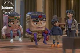 Is forced to sell a.i.m. Marvel S M O D O K First Look Reveals Patton Oswalt S Family On Hulu Series Ew Com