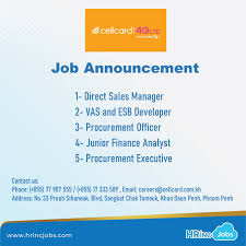 This is your chance to work on high level acquisition activities while imparting your financial analysis expertise to your team. Hrinc Jobs Career Opportunity Cellcard Is Now Facebook