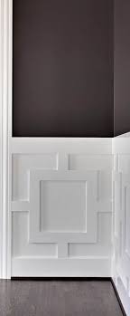When you have a chair rail, it can be hard to figure out whether to use the same paint colour on the upper and lower portion of. Lovelovelove This Panelled Chair Rail Room Planning Moldings And Trim Interior