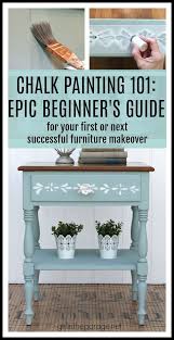 How To Chalk Paint Furniture Ultimate Beginner S Guide To Chalk Painting Chalk Paint Furniture Diy Painting Furniture Diy Painting Old Furniture
