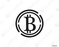 The btc symbol and the wordmark next to it. Bitcoin Logo Vektorvorlage Stock Vektorgrafi Crushpixel