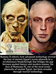 Reconstruction of Ramesses II's Face