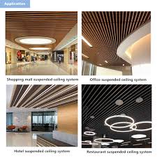 Modern ceiling design gives each room a highlight. New Pop False Ceiling Design U Shaped Baffle Ceiling Aluminum Profile China Aluminum Ceiling Suspended Ceiling Made In China Com