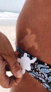 Turtle Tanning Stickers For Mermaids Tan A Sea Turtle Fun For Beach And Tanning Beds Tanning Stickers Tan Tattoo Beach Photos