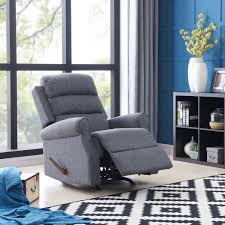 After several chairs, we came back to canmov, the best recliner brand in the market both for its hugely this time we encounter the rocker recliner chair, one of the most unique and convenient. Copper Grove Gerards Grey Woven Rocker Recliner Chair On Sale Overstock 24039741