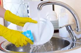 hand washing dishes? stop!