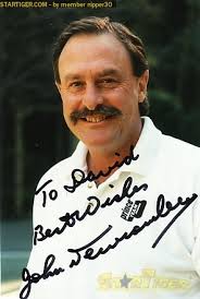 John Newcombe autograph collection entry at StarTiger