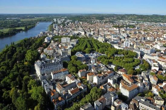 Plan du quartier thermal de Vichy