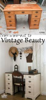 A Craigslist Find Vintage Desk Is Worn Out And Needing A Lift A Teenage Boy Brings It Back To Be In 2020 Furniture Makeover Refurbished Furniture Repurposed Furniture