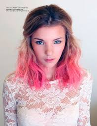 Pink Dip Dyed Short Pink Ombre Hair Medium Hair Styles Medium Length Hair Styles