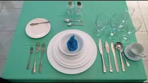 How to set a table for any kind of dinner party. Table Setting French Table Set Up Youtube