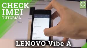 How to Check IMEI in LENOVO Vibe A ...
