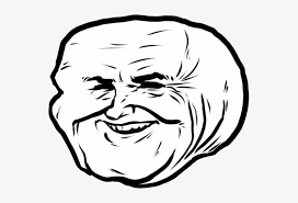 Laughing Troll Face Transparent Funny Meme Face Transparent Free Transparent Png Download Pngkey