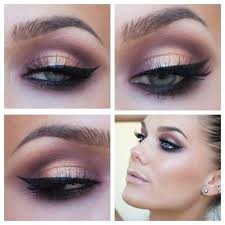 Smokey Pink Brown Eyeshadow Makeup Eye Black Eyeliner Beautiful Makeup Summer Makeup Eye Makeup