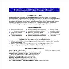Word is great for writing simple documents. Free 8 Sample Business Analyst Resume Templates In Pdf Ms Word
