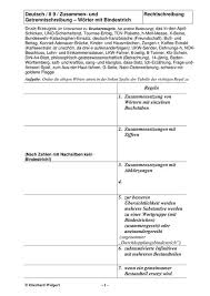 Schreibung Mit Bindestrich Unterrichtsmaterial Im Fach Deutsch In 2020 Klassen Deutsch Lernen Gymnasium