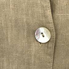 Bryn Walker Brown Xl Linen Blouse Button Down Shirt Dress Tunic Size 16 Xl Plus 0x