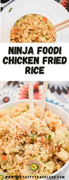 The ninja are known, not only for the esoteric philosophies and wisdoms they inherited from the distant himalayas and tang dynasty china, but also for their seeming immortality. Ninja Foodi Chicken Fried Rice The Tasty Travelers