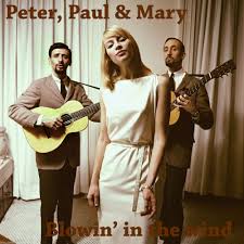 On this date in 1963, PETER, PAUL & MARY released the single BLOWIN' IN THE WIND (Jun 4, 1963), Written by Bob Dylan and released as a single and included on his album The Freewheelin' Bob Dylan in ...