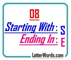 Tired of broken pencils, smudged eraser marks, and scribbles all over your word search puzzles? Eight Letter Words Starting With S And Ending In E Letterword Com