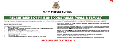 Looking for ngo jobs in kenya 2021. Kenya Prisons Service Recruitment 2021 22 Jobs Vacancies Contacts