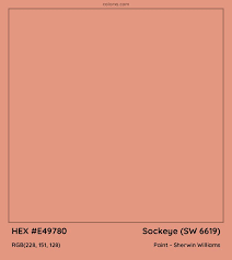 Sherwin Williams Sockeye Sw 6619