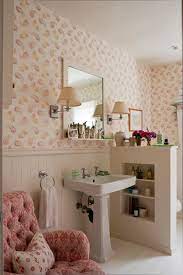 If you are looking for an authentic vintage design, research old photographs for period wall designs. Vintage Bathroom Ideas