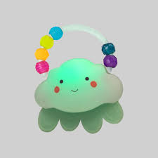 Rain Glow Squeeze Light Up Rattle Teether B Baby