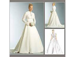 Dieser pinnwand folgen 121610 nutzer auf pinterest. Schnittmuster Vogue 2979 Brautkleid Gr 38 42 Stoffe Hemmers