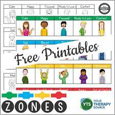 Learn about zones of regulation with free interactive flashcards. Emotional Regulation Free Printables Your Therapy Source