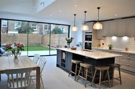 See more ideas about kitchen design, kitchen inspirations, shaker kitchen. Modern Shaker Kitchen In Grey With Dark Island Eclectic London By Eclectic Interiors Houzz Uk