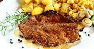 ستيك بالخردل وإكليل الجبل lebanese recipes food cooking