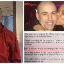 Dad refused life insurance because he had suffered from depression TWO  years ago