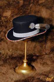 Rhinestone Beaded Top Hat Native American Regalia Beaded Hat Hat Bands